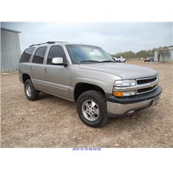 2001 - CHEVROLET TAHOE