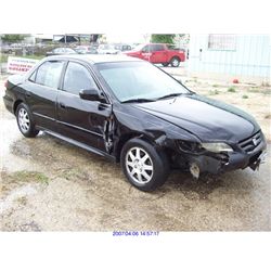 2002 - HONDA ACCORD