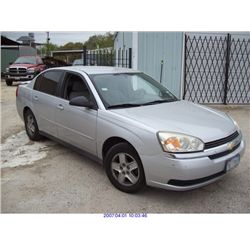 2005 - CHEVROLET MALIBU//REBUILT SALVAGE TITLE