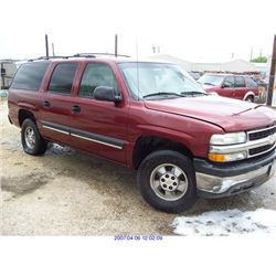 2002 - CHEVROLET SUBURBAN