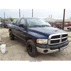 2003 - DODGE 1500//REBUILT SALVAGE TITLE