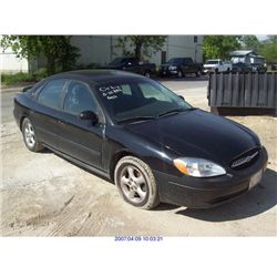 2001 - FORD TAURUS//REBUILT SALVAGE TITLE