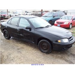 2003 - CHEVROLET CAVALIER