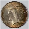 Image 1 : 1924  Peace $  MS63 FANTASTIC TONING  est $50-$60