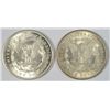 Image 2 : 2  1921   Morgan $   MS63   est $95-$100