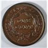 Image 2 : 1840  large penny  NICE COLOR AU UNATTRIBUTED  est $145-$150
