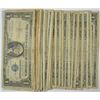 Image 1 : ( 50 ) AVERAGE CIRCULATED U.S. $1.00  SILVER CERTIFICATES