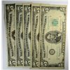 Image 1 : 1928 $5 FEDERAL RESERVE NOTE REDEEMABLE IN GOLD VF STAINS, & 4-1950 $5 FRN'S