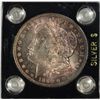 Image 1 : 1885O  Morgan $  NICE TONING  MS63  est $60-$65