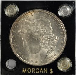 1896  Morgan $     MS64   est $75-$80