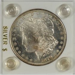 1879S  Morgan $     MS63 semi-PL   est $60-$65