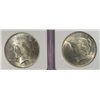 Image 2 : 1922-23  Peace $   NGC 64 Collector set BINION #1568 of 2124   est  $175-$200