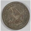 Image 2 : 1853 arrows/rays Seated Liberty quarter all original color  VF   est  $ 40-$50