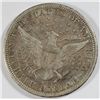 Image 2 : 1900S  Barber half $   VF/XF lite mint made planchet flaws obv    est  $ 75-$80
