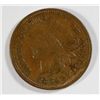 Image 1 : 1864L  Indian penny near perfect color XF  est $200-$225