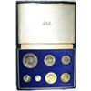 Image 2 : 1962 SOUTH AFRICA PROOF SET WITH SILVER COINS-7 COINS