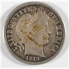 Image 1 : 1913 BARBER DIME XF-AU NICE