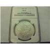 Image 1 : 1887 NGC MS-63 MORGAN SILVER DOLLAR