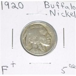 1920 Buffalo Nickel F+ *