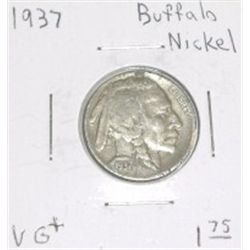 1937 Buffalo Nickel VG+