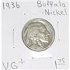 Image 1 : 1936 Buffalo Nickel VG+