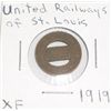 Image 1 : ***1919 United Railways of St. Louis token ***