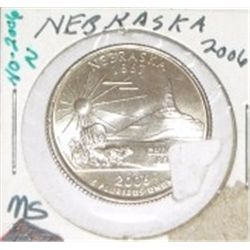 2006 "Nebraska" Quarter MS