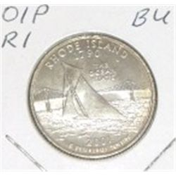 2001 P "Rhode Island" Quarter  BU  *