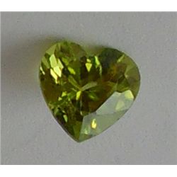 Heart Shaped Peridot .85 carat  *Beautiful Gemstone*