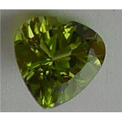 Heart Shaped Peridot .85 carat  *Beautiful Gemstone*