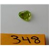 Image 2 : Heart Shaped Peridot .85 carat  *Beautiful Gemstone*