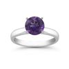 Image 1 : Genuine 1.25 ctw Amethyst Solitaire Ring 14kt