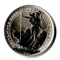 Silver Britannia One Ounce 2000