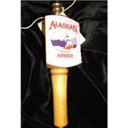 Alaskan Amber Beer Tap Handle