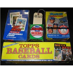 2 boxes Topps, 1 box Line Drive Baseball Trading