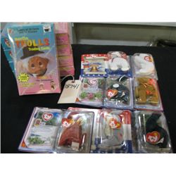 5 Boxes Collect-a-card Troll trading cards, & 7-