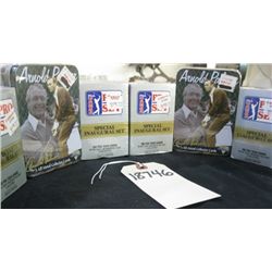 2 tin boxes Arnold Palmer Collector Cards,