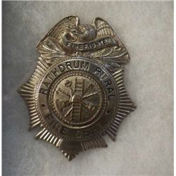 Rathdrum Rural Fireman Badge
