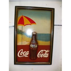 Wood Coca-Cola Sign