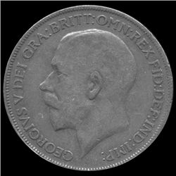 1922 British Geo V 1p VF (COI-008919)