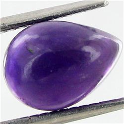 3.1ct Amethyst Cabochon Pear (GEM-042540)