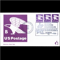 1981 US Commerative First Day Postal Cover Triple (STM-003346)