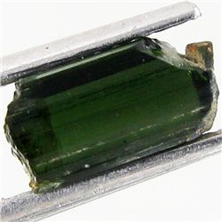 1.3ct Facet Rough Deep Green Brazil Tourmaline (GEM-024461A)