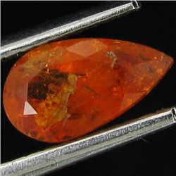 0.85ct Mandarin Fire Orange Clinohumite Pear (GEM-044016)