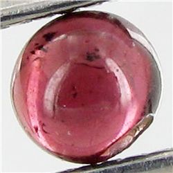 0.6ct Rubellite Tourmaline Cabochon Round (GEM-042310)