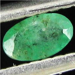 0.18ct Green Colombia Emerald Oval  (GEM-044195C)