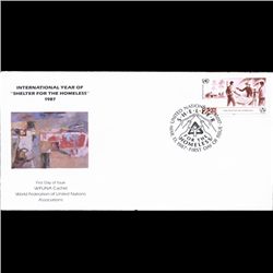 1987 UN First Day Postal Cover (STM-003943)