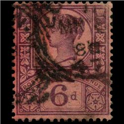 1887 Britain 6p Victoria Stamp (STM-000770)