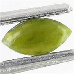 0.2ct Green Tourmaline Cabochon Marquise (GEM-042672)