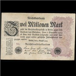 1923 Germany 2000000 Mark Note Type 2 Hi Grade (CUR-005748)